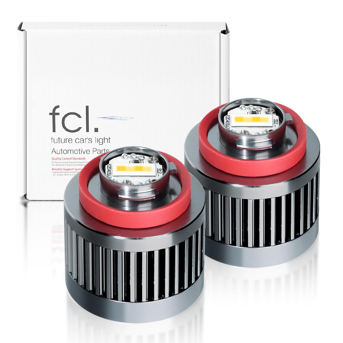 RA: fcl.(エフシーエル) L1B LED フォグランプ 2色切り替え ホワイト ライムイエロー メモリー機能 車検対応 12V 2セット入り 純正LED トヨタ 40系アルファード ヴェルファイア ハイエース7型 カローラクロス ステップワゴン rp8 ヤリスクロス ダイハツ トヨタ ホンダ 後
