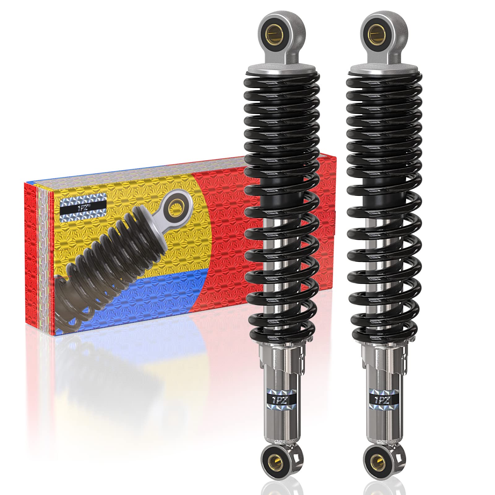 RA: 1PZ JPR-S01 2本セット 330mm リアサスペンション 5段階 プリロード調整 ホンダ スーパーカブ50 70 90 110 リトルカブ ATV クワッド ダートオートバイ用 社外品