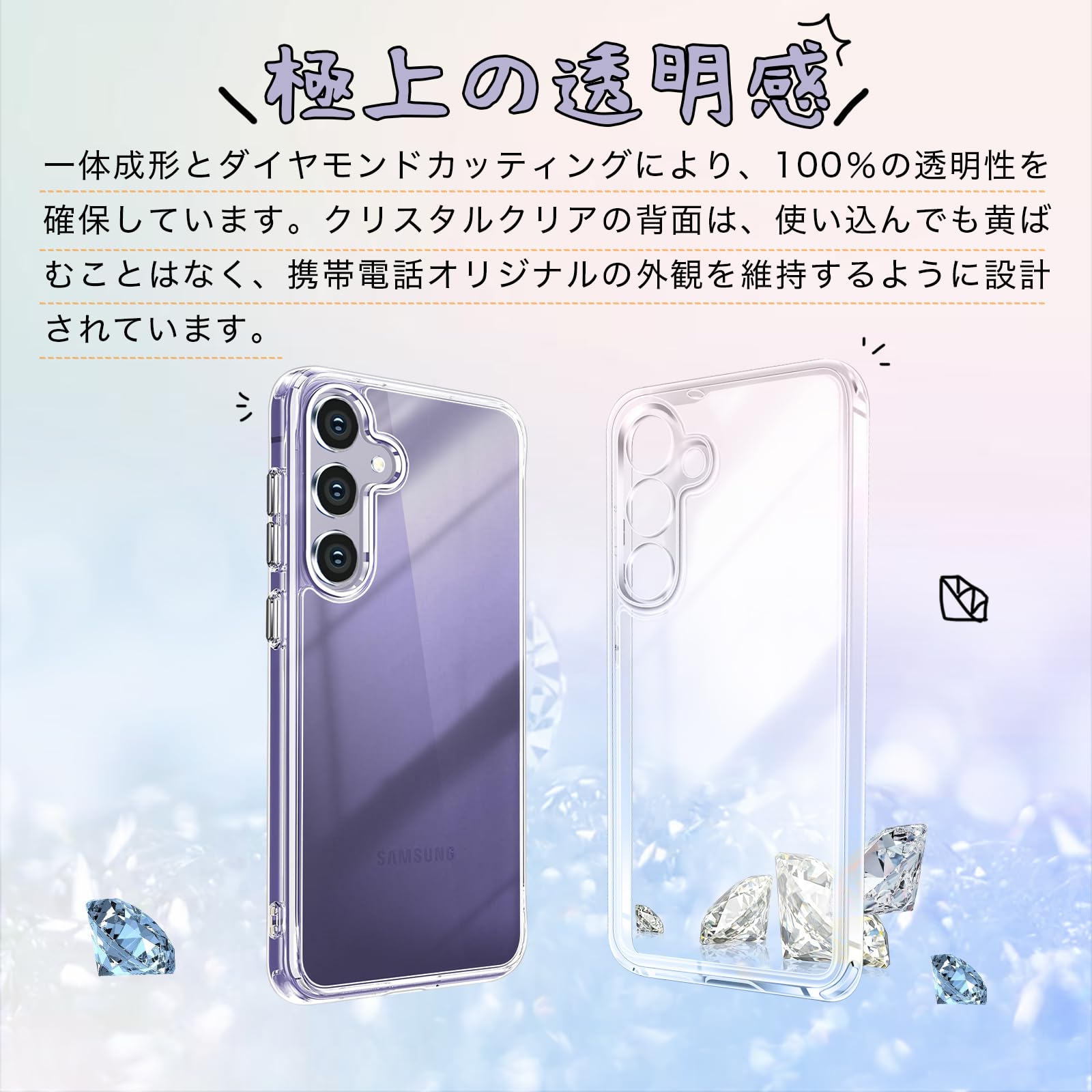 RA: Blxnyt Galaxy S24 ������ ���ꥢ MIL���ʼ��� �׷�ۼ� PC���� + TPU�Х�ѡ� ���ع�¤ Galaxy S24 SC-51E SCG25 ������ SGSǧ�ڲ����ɻ� �磻��쥹�����б� ����饯���� S24 Ʃ�� ���ޥۥ����� �ݸ�С� (6.2�����)