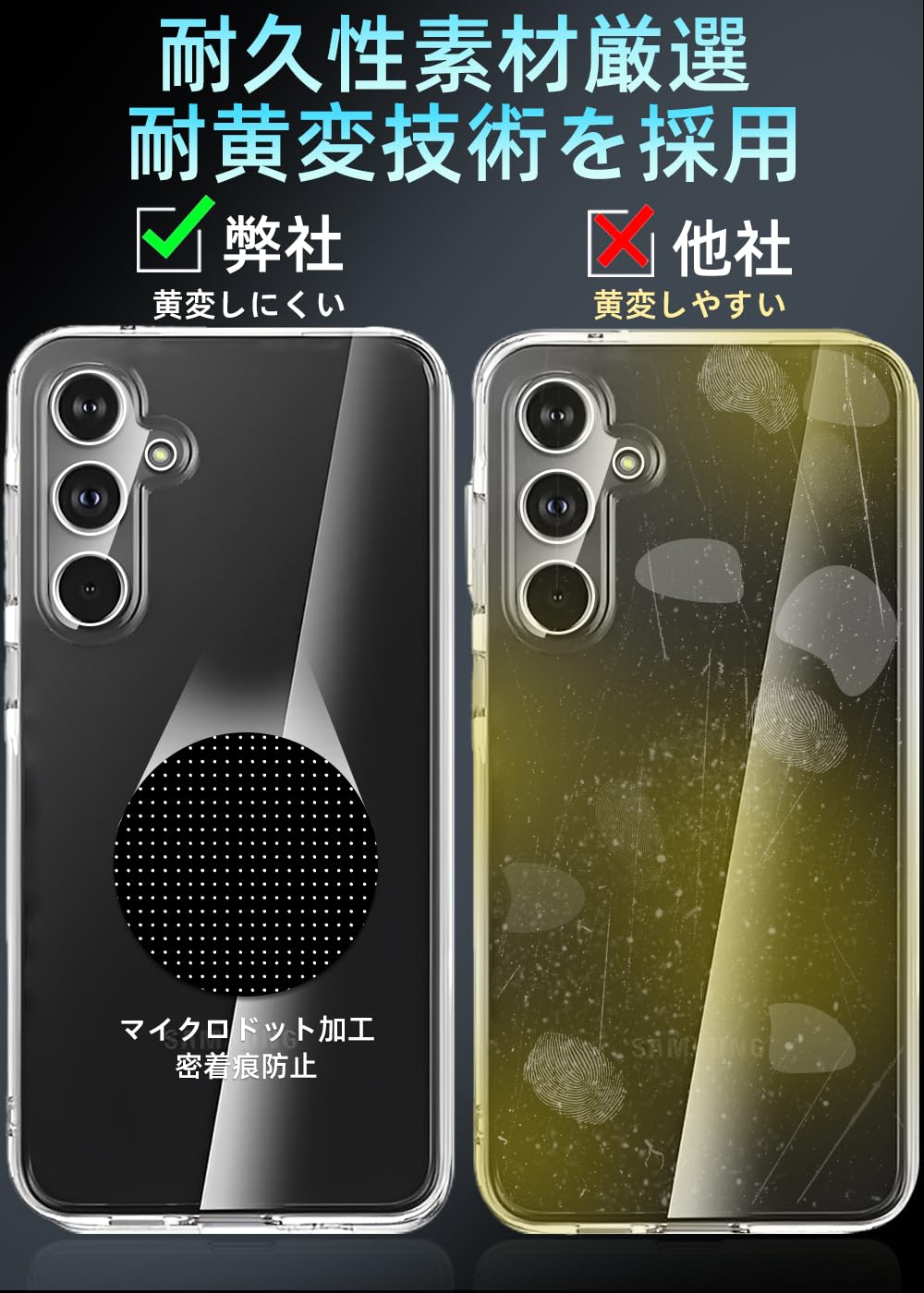 Kakuki for Galaxy A55 5G ������ ����饯���� A55 5G SC-53E SCG27 ���ꥢ ���եȥ��С� ���ȥ�åץۡ����� Ʃ��TPU ����ݸ� ���� �����ɻ� �����ɻ� ��ɻ� �¿��ݸ� ���� �����ݸ�С� (Galaxy A55 5G)