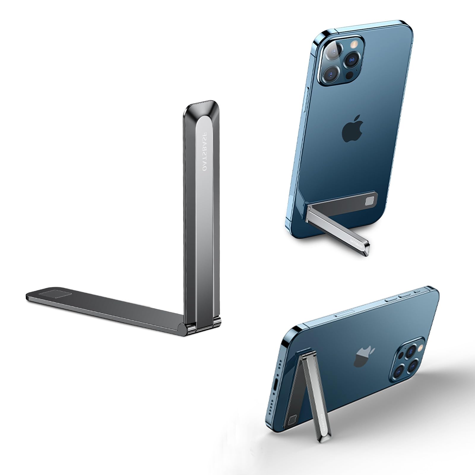 nediea スマホスタンド 卓上 縦置き 横置き携帯 スタンド 対応 0-90°角度調節可能 ポータブル メタル合金製 折り畳み 軽量 コンパクト iPhone/Samsung Galaxy/多機種対応