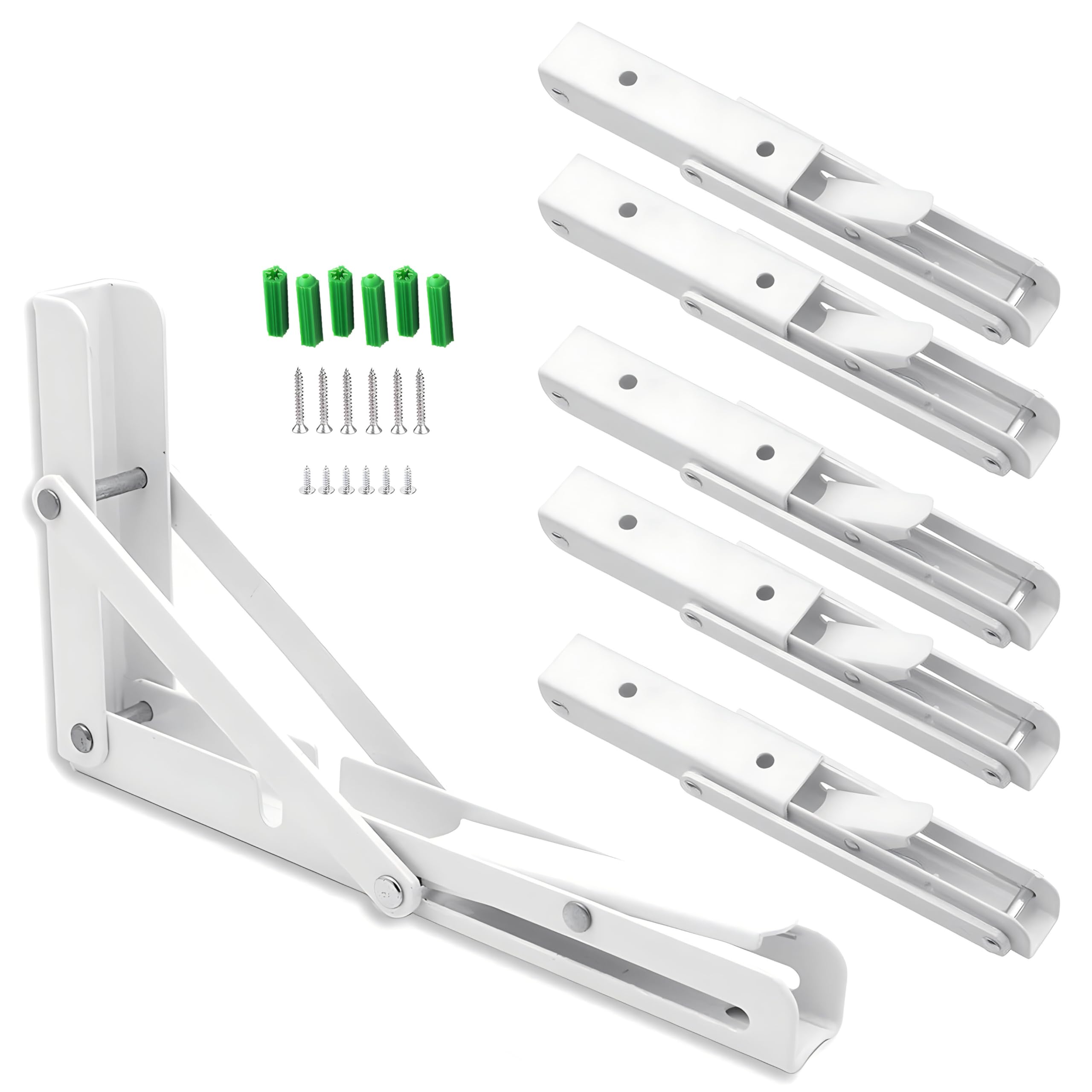 堅塁金物 棚受け金具 折畳み 25cm l字金具 折畳みテーブルヒンジ 壁掛けテーブル 折り畳み リクライニ..