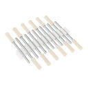 12本セット 羊毛フェルトバフ 研磨ヘッド 鏡面研磨 金属磨き 円筒形 研磨工具 2.35x4mm