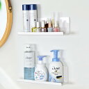 Toski バスルームラック 2個セット 調味料ラック 日本製強力テープ付き お風呂ラック 強力粘着固定 幅30cm キッチン 洗面所 棚 浮かせる収納 簡単取...