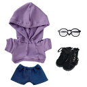 niannyyhouse 10cm 15cm 20cm ぬいぐるみ 服 ルーズフィット パーカー ジーンズ メガネ 靴 着せ替え 綿人形 アクセサリー (a11...