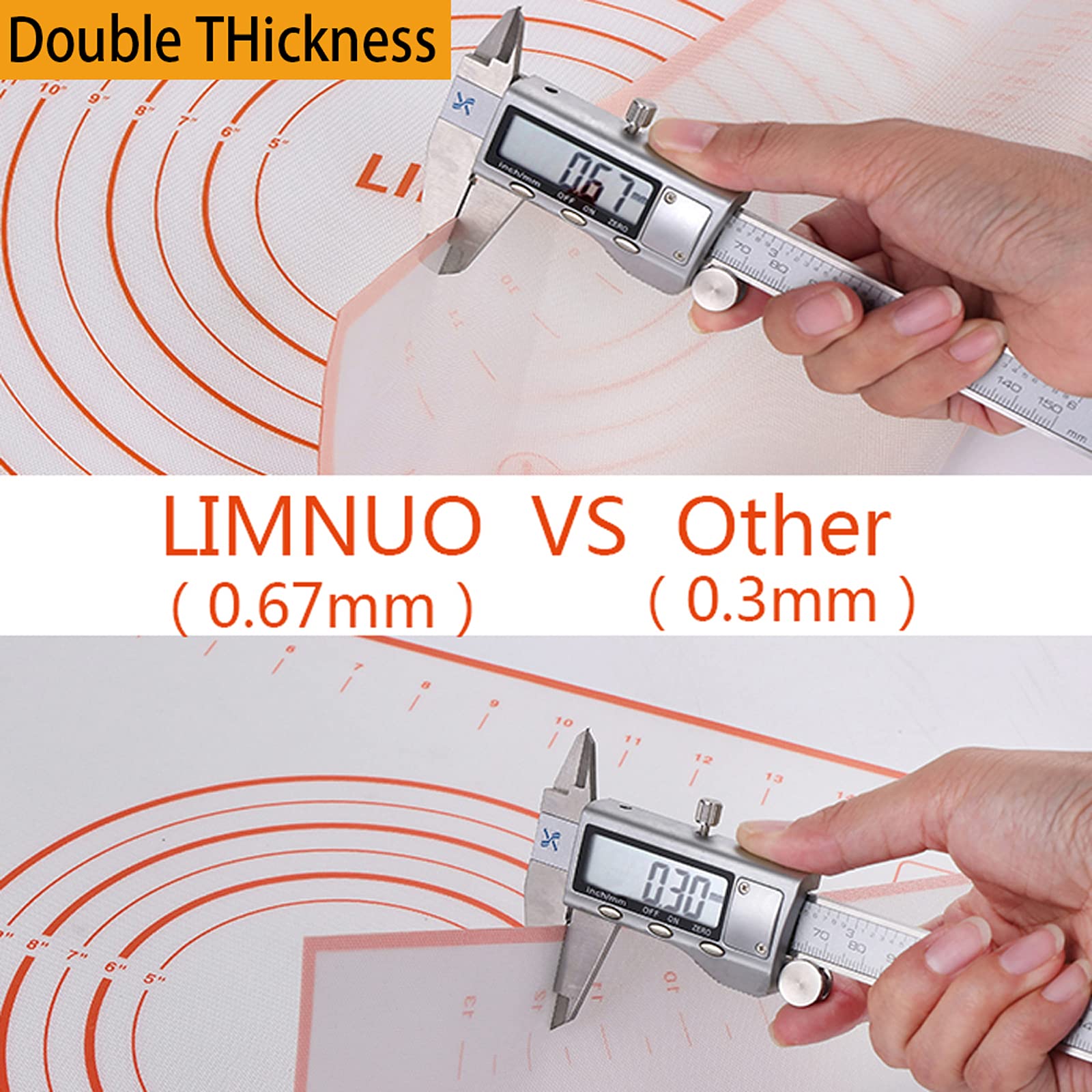 LIMNUO クッキングマット シリコンマット...の紹介画像3