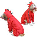 養楽堂 犬用レインコート 犬レインコート 犬 カッパ 犬服 ペット雨具 梅雨 対応 反射テープ付 着せやすい リード穴あり 帽子付 通気 完全防水 耐久性 快適...