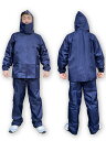 福徳産業 カッパ 上下セット 4L ネイビー メンズ レディース 男女共用 防水 レインウェア RAIN SOLDIER