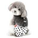 Ranphy 犬用 おむつ サスペンダー付き 子犬 猫 サニタリーパンツ 水玉 可愛い 雌犬/小型犬/超小型犬/老犬用 犬の発情期/介護用 おむつカバー 生理期 パンツ ペット マナーパンツ 女の子 犬服 感染を防ぐ 発情期用
