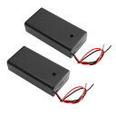 単3電池用 電池ボックス 2本/3本/4本 2個入り 電池ケース 3V/4.5V/6V ON/OFFスイッチ付き リード線付き 単3電池ボックス バッテリー ボ...