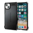 エレコム iPhone15 Plus ケース ZEROSHOCK 耐衝撃 衝撃吸収 四つ角ダンパー ハニカム構造 ダブルレイヤー構造 衝撃吸収フィルム付き スト...