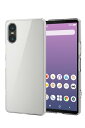 エレコム Xperia 10 VI (SO-52E) ケース カバー 透明 耐衝撃 衝撃吸収 ハイブリッド TPU ストラップホール付き 背面硬度 5H 傷がつ...