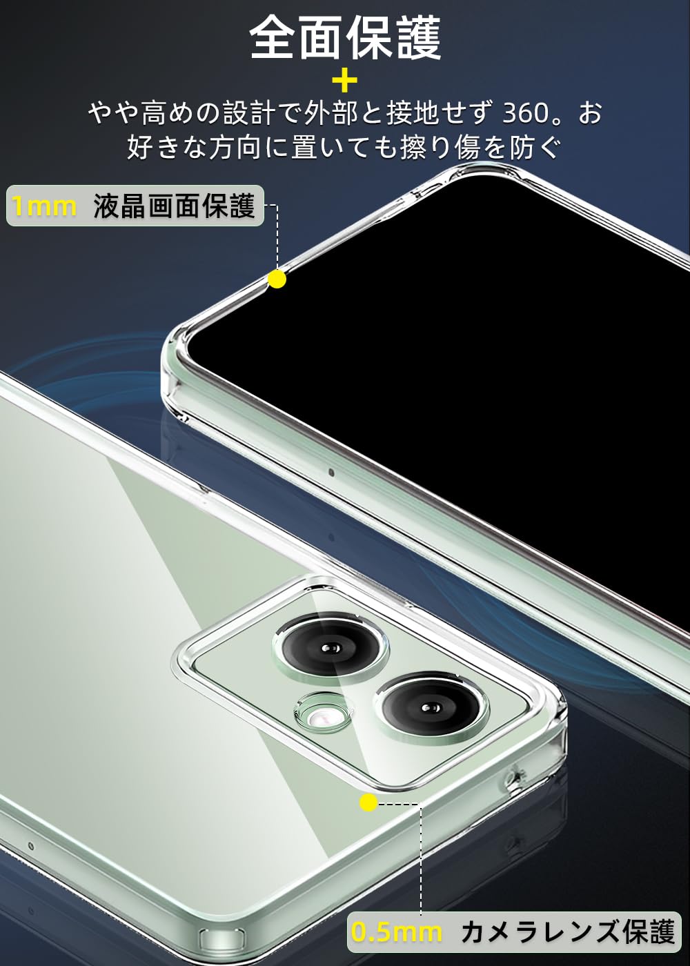 Kakuki for Moto G64 ������ Moto G54 ���ꥢ ���եȥ��С� ���ȥ�åץۡ����� Ʃ��TPU ����ݸ� ���� �����ɻ� �����ɻ� ��ɻ� �¿��ݸ� ���� �����ݸ�С� (G64/G54 �б�)