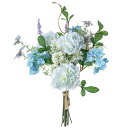WillingYou ウェディング 装飾 ブーケ 花嫁ブーケ カーネンション ブライダルブーケ ラウンドブーケ 花束 造花 挙式 結婚式 パーティー ニ次会 撮影 1束入 ブルー