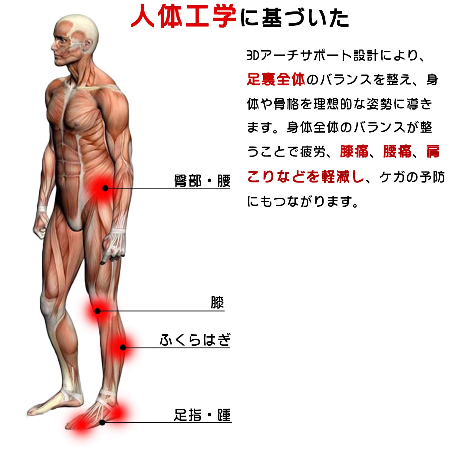 [Kozzim] 抗菌・脱臭 スポンジインソール 柔らかい/通気性/汗を吸収する/脱臭 衝撃...