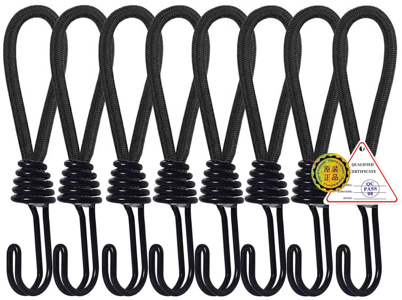 [RISOUHE]ストレッチコード テントフック タープ部品 張綱 ツインフック タープクリップ 固定 取り付け..