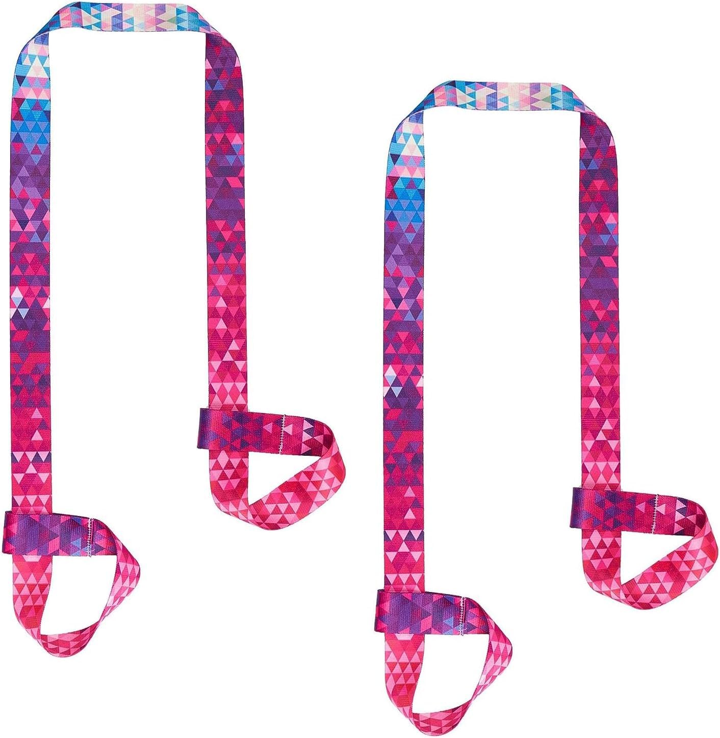 maxer yoga マックス 【8色】ヨガマットバッグ 100％コットンキャンバス ヨガマットケース ポケット付き トレーニング ジム フィットネス ピラティス用バッグ 多機能ストレージポケット シュリンクプルーフデザイン 持ち運び便利 ピンク ブラック グリーン (Colorful, 2