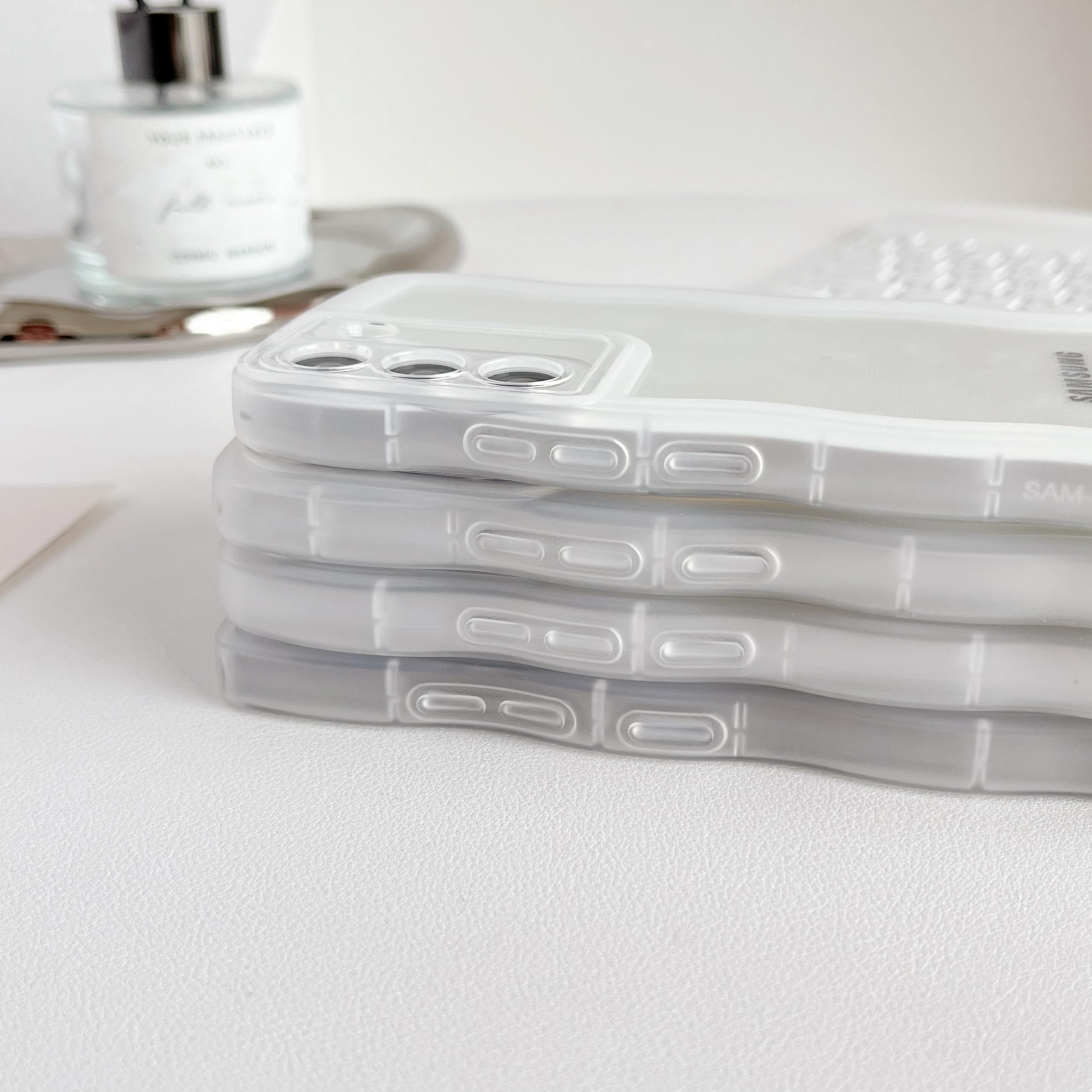 ZTOFERA Samsung Galaxy A54 5G �������ѡ����ꥢƩ���İ������ͤ����Ⱦ��ե졼�प�����ǥ����󥹥ޥۥ����������ե�TPU���ߤ���ɻ��Ѿ׷��������å��С�Samsung A54 �������ѡ���