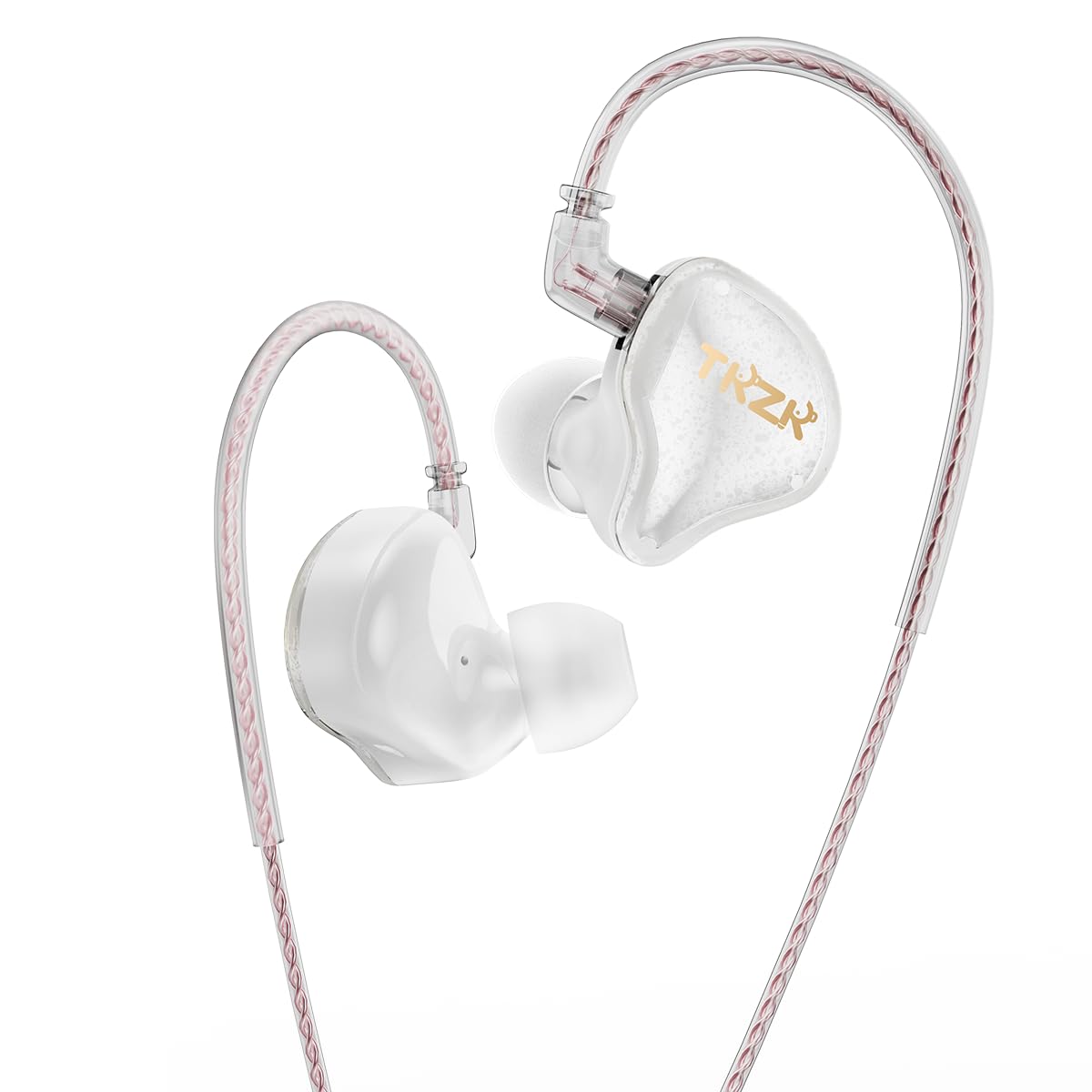 TKZK TK01 イヤモニ イヤホン 有線 10mmダイナミック インイヤー モニター カナル型 耳掛け イアフォン..