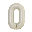 Vthoviwa 40インチ バルーンアルミ0 ヘリウム風船 数字バルーン0クリーム白色 0123456789,10-19,20-29,30,40,50,60,...