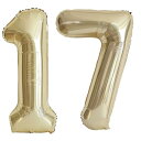 Vthoviwa 40インチ 17 / 71風船数字 バルーン17 / 71はっきんきん 0123456789,10-19,20-29,30,40,50,60,...