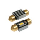 Takenous トラック野郎御用達 竹村商会 T8×28mm ハイエース 室内灯 車内灯 ledバルブ 12v 24v led 2個セット (電球色)