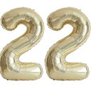 Vthoviwa 40インチ 22風船数字 バルーン22はっきんきん 0123456789,10-19,20-29,30,40,50,60,70,80,90,100 誕生日 カーニバル 飾り付け記念日パーティー装飾はっきんきん22 男女兼用 大きい しじヘリウム