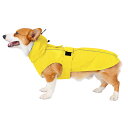 MAMORE 犬 レインコート 犬カッパ ペット雨具 防水 ジャケット 防雪 防風 通気 着脱簡単 リード穴 梅雨対策 雪 反射 調節可 小型 中型 大型犬用 ...