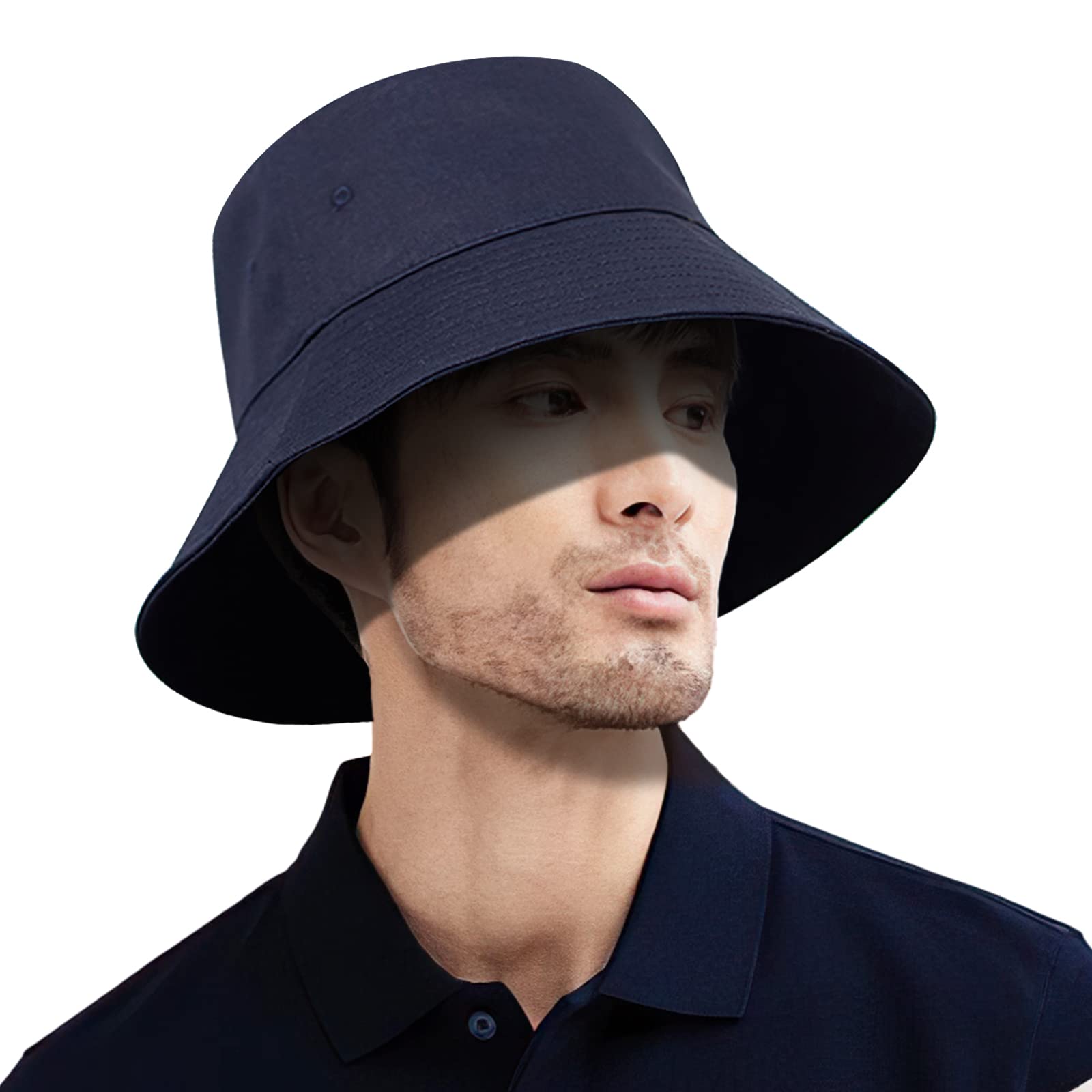 [KELEVO] サファリハット メンズ 大きいザイズ コットン 蒸れない UVカット UPF50＋ 春夏 紫外線対策 ..