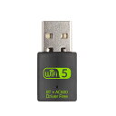 10Gtek USB WiFi Bluetoothアダプター 無線LAN子機 600Mbps デュアルバンド 2.4/5GHz ワイヤレスネットワークカード P...