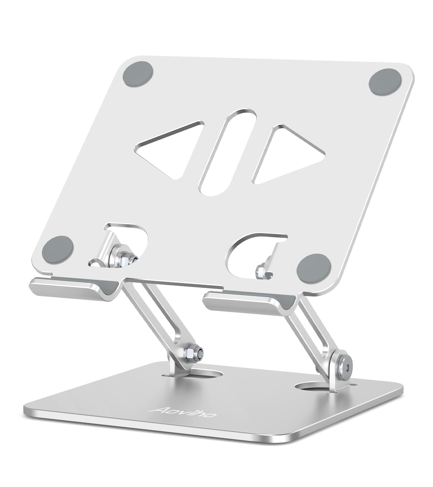 アオビホ(Aoviho) タブレットスタンド ipadスタンド 滑り防止 姿勢改善 折り畳み式 携帯電話兼用 卓上 ..