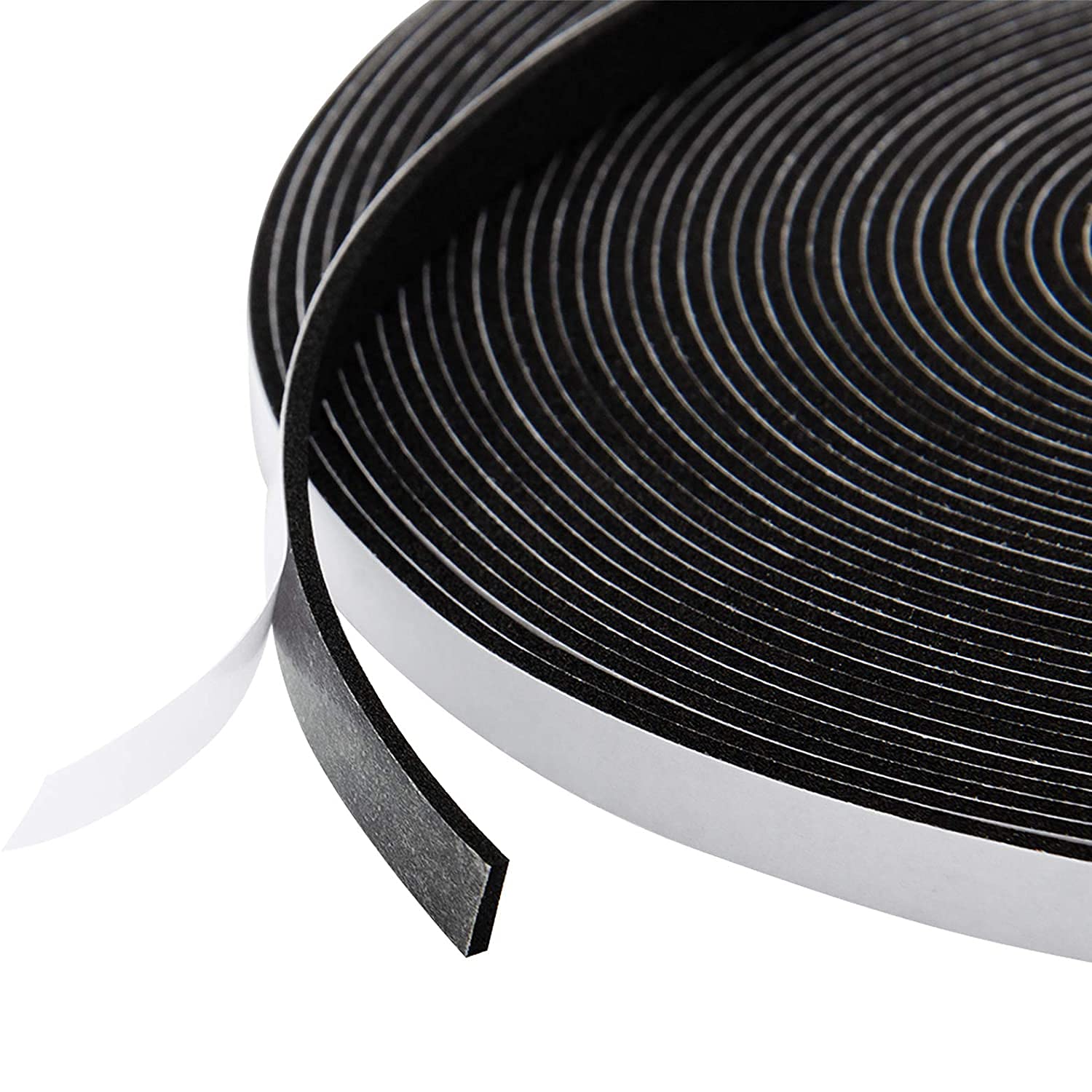 EVA素材 耐衝撃 スポンジ 隙間テープ ドア すきま風防止 防音パッキン 引き戸 窓 扉 玄関用すきまテープ クッションテープ 長さ10M 幅10mm 厚み2mm