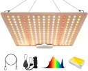 GREENSINDOOR LED植物育成ライト 600W相当 UV/IR 植物ライト 太陽のような光 225LEDランプ 日照不足解消 室内栽培ランプ パネル式...