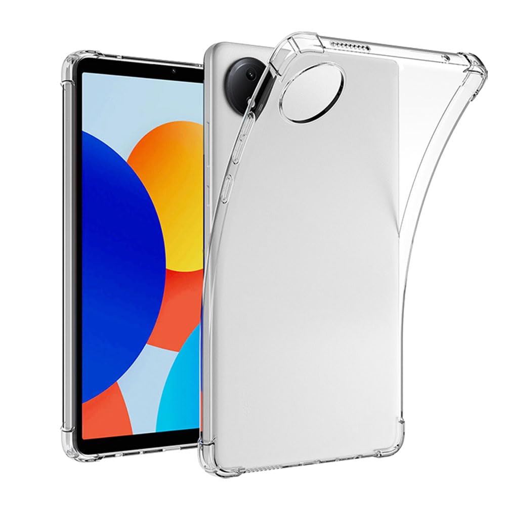 For Redmi Pad SE 8.7 タブレット ケース - スマホカバー TPUシリコン【HVUYAL】 カバー 耐衝撃 クリア スリム Redmi Pad SE 8.7 保護 ケース (クリア)
