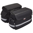 KEMIMOTO バイク バッグ 汎用 サイドバッグ 装着簡単 ツーリングバッグ 撥水 30L バイク用 サイドバッグ 耐久性 オートバイ キャンプツーリング アウトドア 収納 ブラック