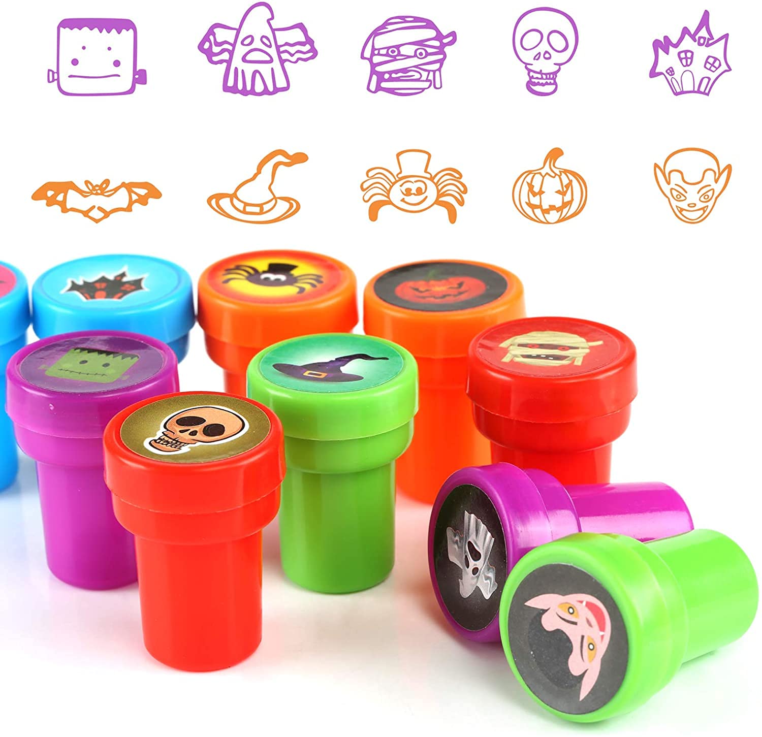 kesote スタンプ ハロウィン 景品 おもちゃ 子供 10個セット ハロウィン グッズ お...