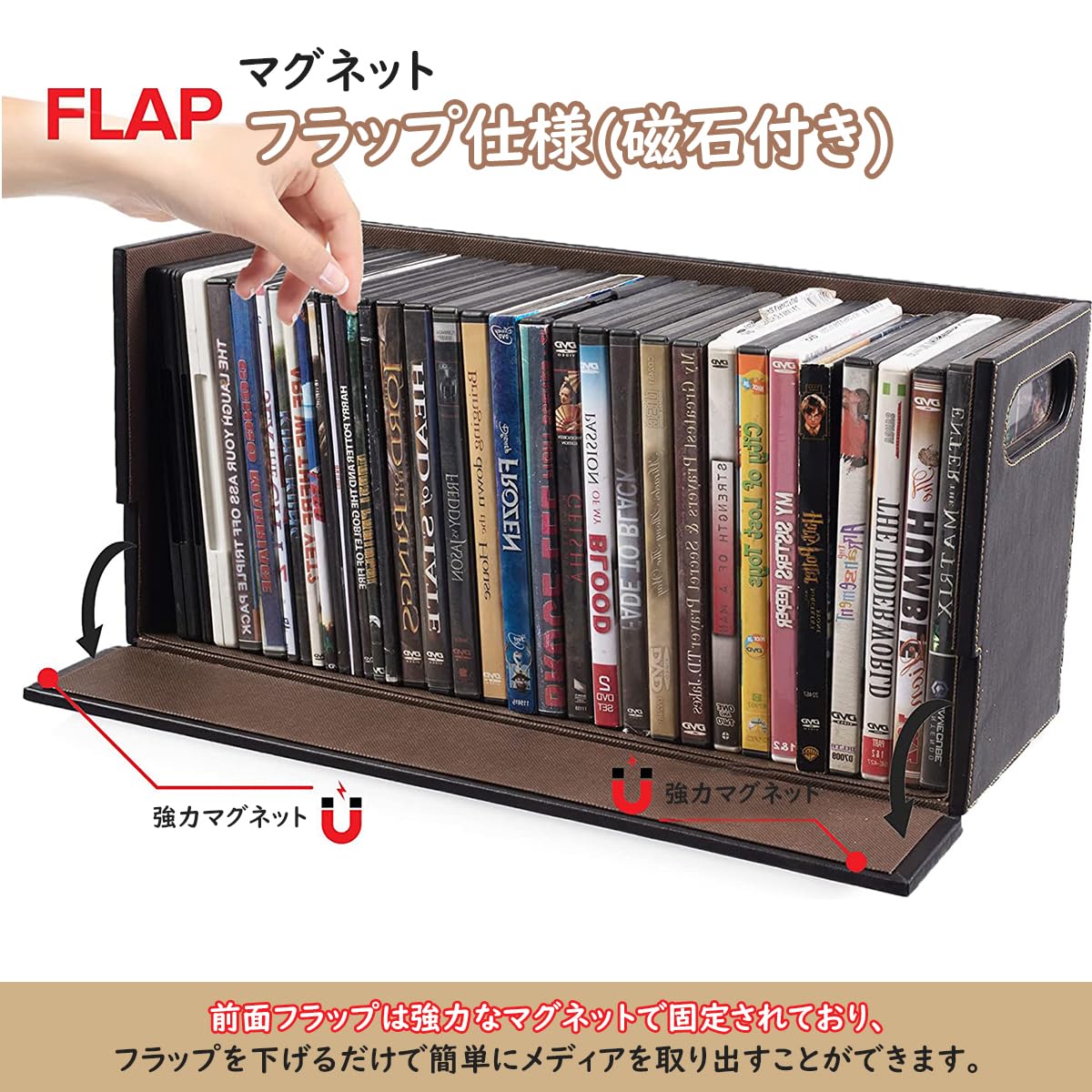 CD��å� CD������ DVD ��Ǽ ��å� ����� CD/DVD/PS5�����ॽ�ե�/�֥롼�쥤��Ǽ�ܥå��� �ڹ��쥶����/���ϥޥ��ͥå��դ�/�����ϥ�ɥ��դ�/��������/������/¿��ǽ��