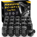 MIKKUPPA ホイールナット M12 x P1.5 テーパー座60° 長さ35 mm スチール製 19HEXニッサン・スバル・スズキの普通車と軽自動車に対応...