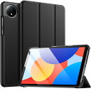 MoKo Redmi Pad SE 8.7インチ ケース Redmi Pad SE 8.7インチ小型タブ用保護ケース シャオミレッドミパッドSE 8.7インチ専用保護カバー スタンドケース オートスリープ対応 PC+PU製 手帳型 軽量 耐衝撃 Black(2)