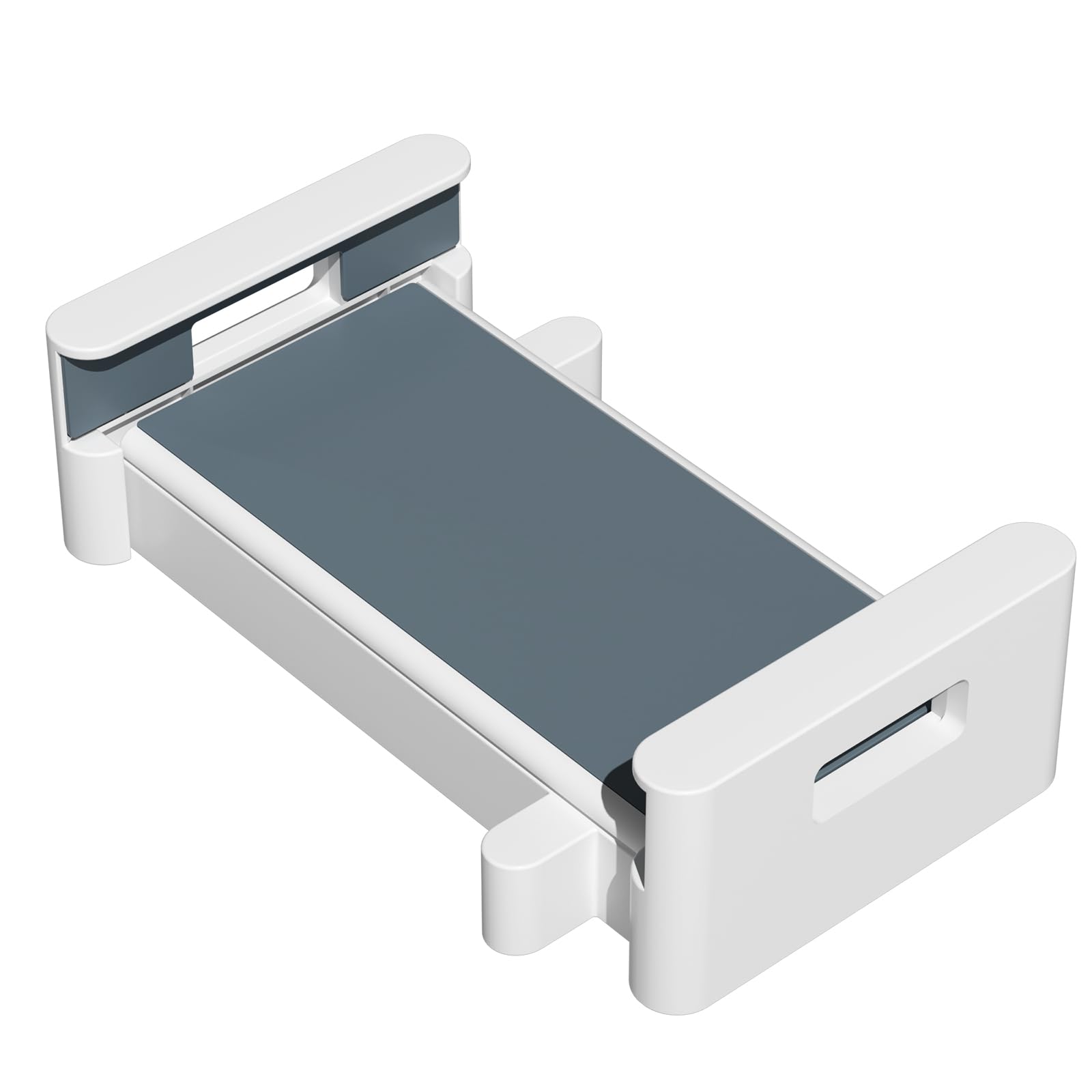 スマホホルダー モバイルモニター モニターアーム専用 VESA規格対応 75×75mm - WORLDLIFT タブレットホルダー ホワイト グラブル 快適 アイテム