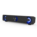 PCスピーカー, Smalody ゲーミングスピーカー USB電源 LEDライト付き コンピューター/ラップトップ/ゲーム機などに対応 PS4.などゲーム用(AUX3.5MM)(2)