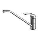 SANEI(サンエイ) シングル ワンホール混合栓 キッチン用 上面施工式 泡沫吐水 リングレバー 蛇口 キッチン水栓 K87110TJV-13