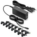 POWSEED 65W 45W 汎用 ノートパソコン 電源アダプター 18V 18.5V 19V 19.5V 20V ACアダプター互換 東芝 TOSHIBA ...