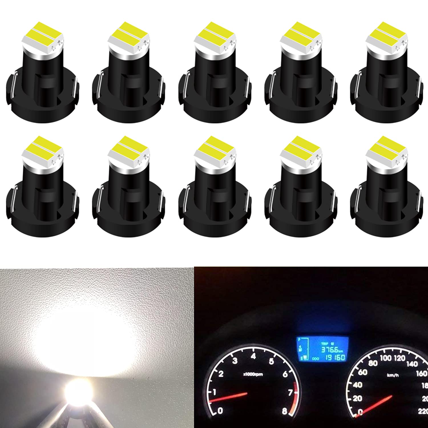 NAKOBO 12V T3 2SMD 3014å ưLED 饤 åܡ ᡼ѥͥ饤 ŵ /ۥ磻ȡ10...