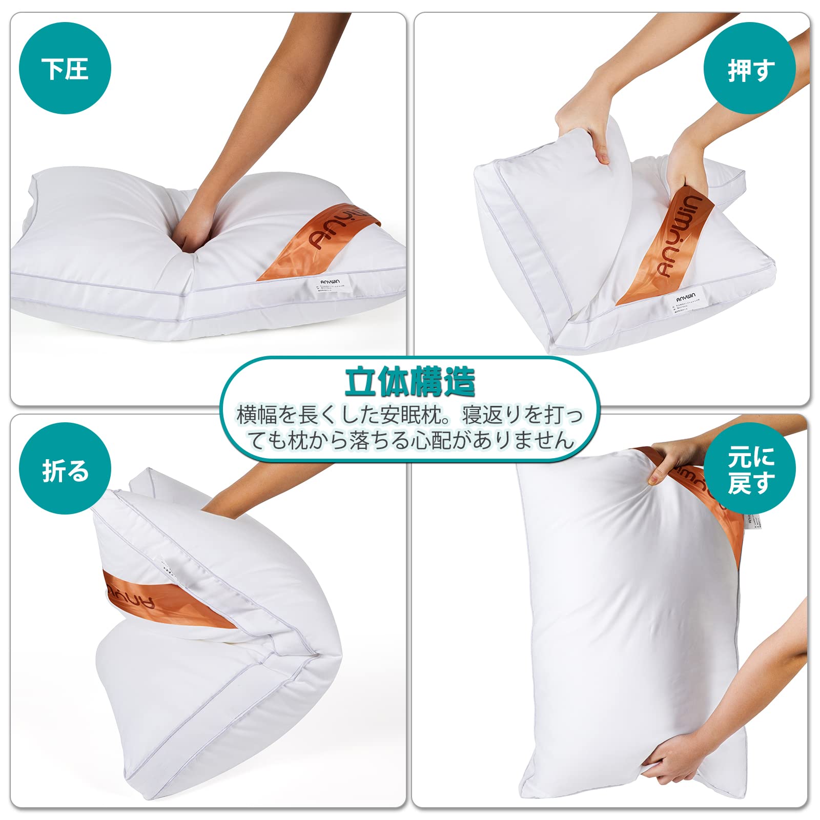 Anywin �� ���С�2���դ� �ޤ��� �ۥƥ���� ��ȿȯ�� ��̲ ��̲ ��������ǽ Ω�ι�¤ (50*35*18CM, �֥饦��)