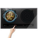 KR KITCHENRAKU ihマット ihクッキングヒーターマット 温度変化により色が変わる 24cm 1枚 滑り止め 夏っぽい 傷防止 シリコンマット 断...