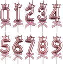 Selinear バースデーキャンドル ナンバーキャンドル 数字 キャンドル ロウソク 数字 0-9 10点セット 高級 ろうそく 誕生日 ろうそく おしゃれィ...
