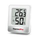 ThermoProサーモプロ 湿度計 温度計 温湿度計 湿度計室内 大画面 コンパクト 顔マーク 壁掛け 卓上スタンド マグネット TP-49