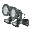 電球色 防水 LEDクリップライト 小型 防雨 防水型 7W 60W型相当 スイッチなし コード長3m 看板用 黒板用照明 店舗看板用 店頭看板 LEDライト 電気スタンド デスクスタンド アームライト ピッコロライト アウトドア エクステリアライト (電球色2個入)