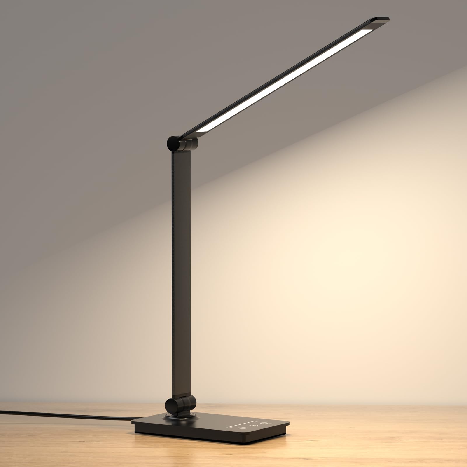 【2024新登場・省エネ＆目に優しい】 デスクライト 明るい ledライト 照明 無段階調光 5段階調色 タイマー機能・記憶機能 高輝度 スタンドライト デスク ライト USB給電式 電気スタンド 卓上 ledデスクライト 折り畳み式 収納簡単 卓上ライト led 軽量 机 ライト 読書 寝